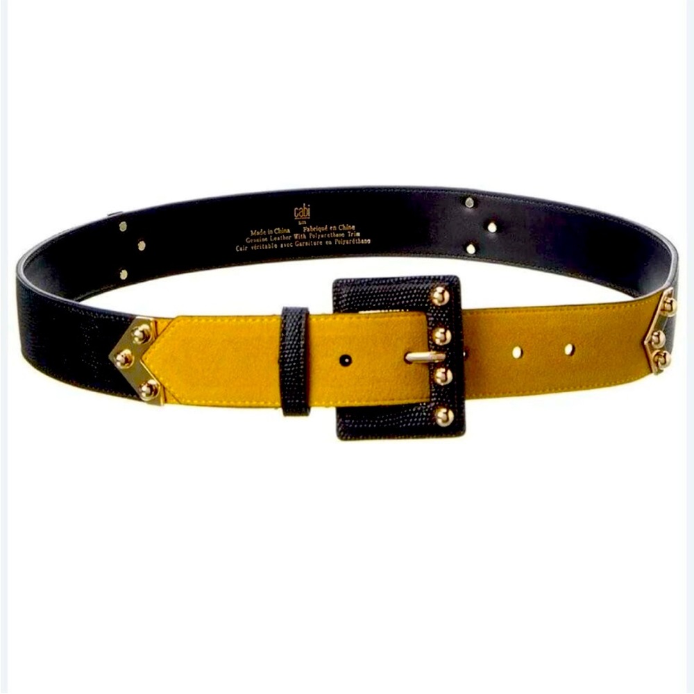 CAbi Ornament Belt, leather, size XS